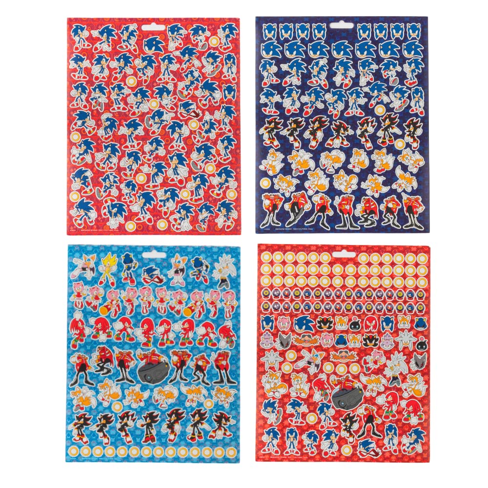 Innovative Designs Sonic Character Stickers collection for creative projects and storytelling.