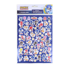 Innovative Designs Sonic raised sticker sheet characters close-up for stickers and crafts.