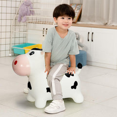 INPANY Bouncy Cow Hopper child playing demonstrates safe, engaging activity