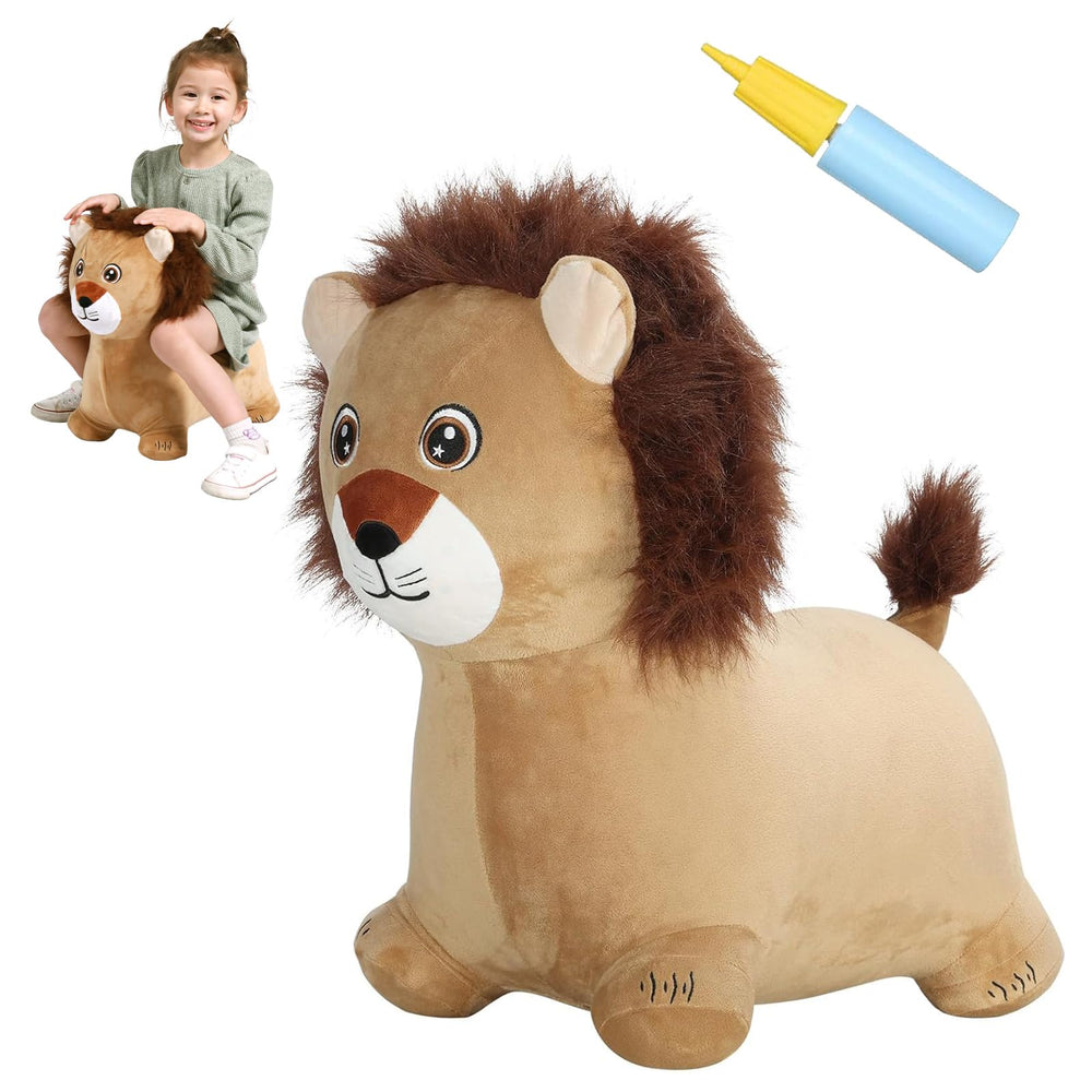 INPANY bouncy horse lion hop toy boosts active play and balance