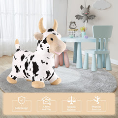 INPANY ride-on cow hopper offers supervised active play for toddlers