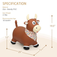 INPANY Cow hopper valve and durable material ensure safe bouncing