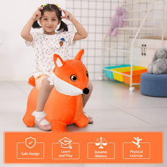 INPANY Fox Hopper inflation process; easy setup for quick play.