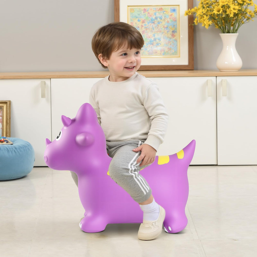 INPANY outdoor birthday gift purple bouncer for backyard adventures