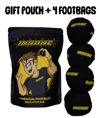 Insane footbag signature gift pouch enhances gifting moment and storage