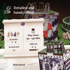 INSCAPE Cluebox Stonehenge Legacy with lid open inviting curiosity and teamwork