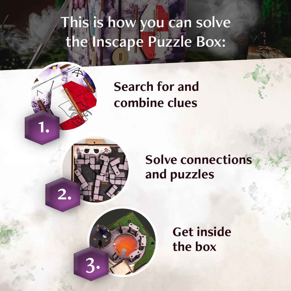 INSCAPE Cluebox Stonehenge Legacy puzzle parts showing complexity of the challenge