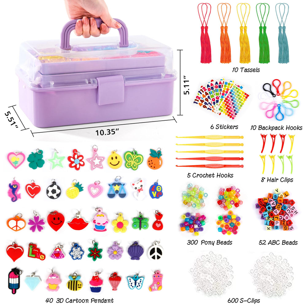 INSCRAFT 28-color set shown with case to inspire vibrant loom projects.