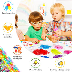 INSCRAFT kid-friendly bracelet kit inspires creative at-home crafting.