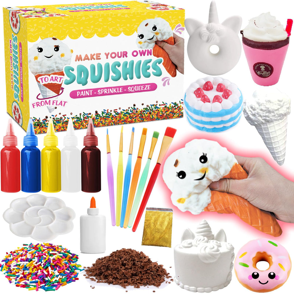 Insnug Paint Your Own Squishies Kit dessert squishies for creative play and sensory fun