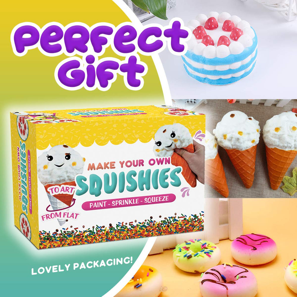 Insnug Paint Your Own Squishies Kit unicorn desserts spark imagination during crafts