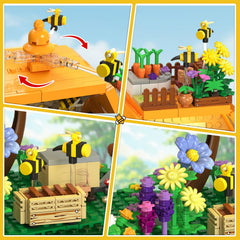 INSOON detachable hive and honey workshop for interactive play.