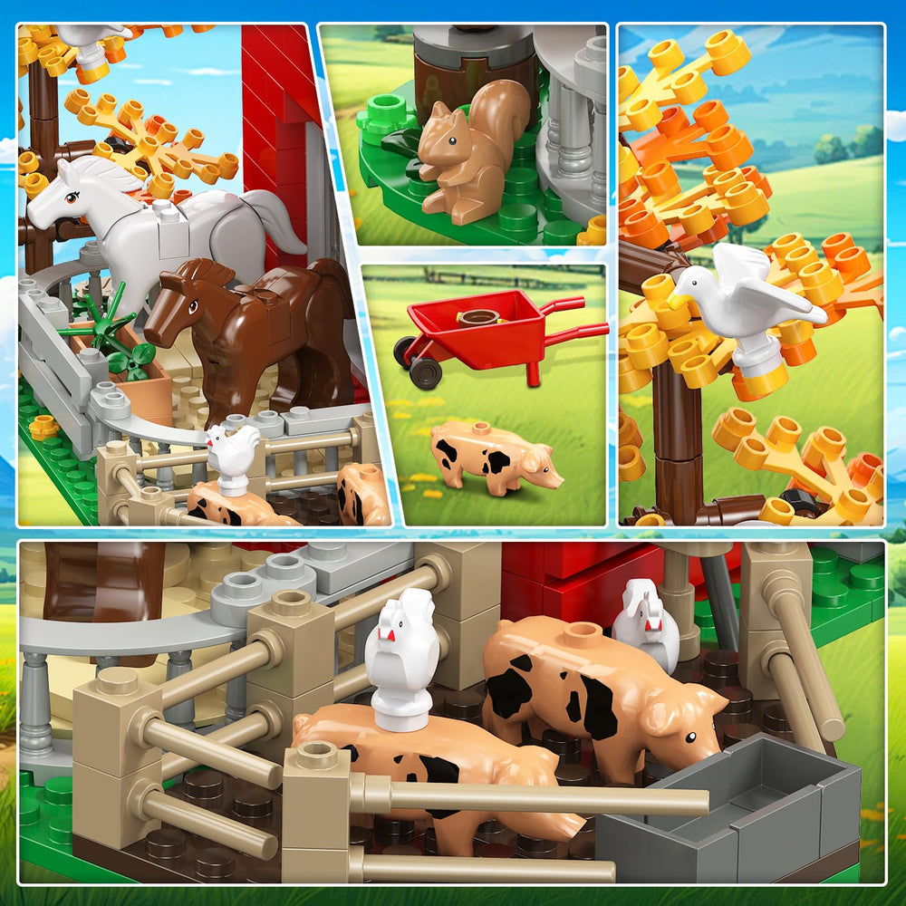 INSOON Animal figures including horses and pigs boost storytelling