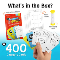 Inspiration Play Double Ditto instruction card simplifies setup and play