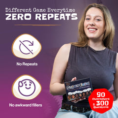 Inspiration Play Superficial game-night setup, easy arrangement for 2–10 players.