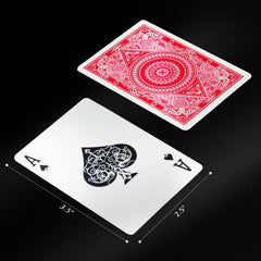 INTEGEAR durable plastic cards shuffle smoothly for quick rounds