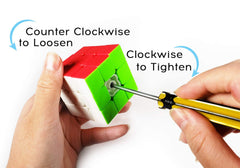 INTEGEAR Speed Cube compact design fits easily in travel bag.