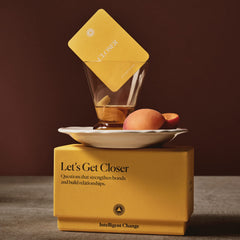 Intelligent Change Get Closer deck tucked in bag for on-the-go bonding.