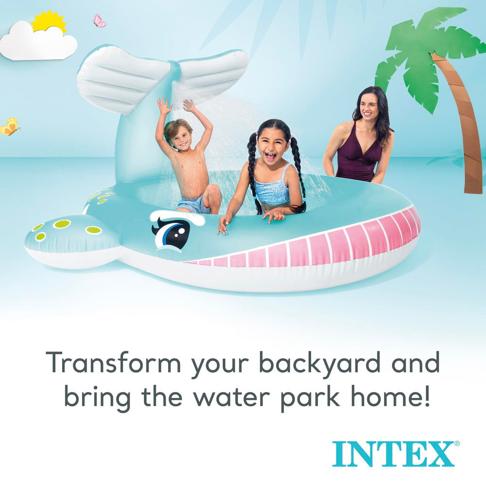 Intex 57440EP includes drain plug and repair patch for easy maintenance.