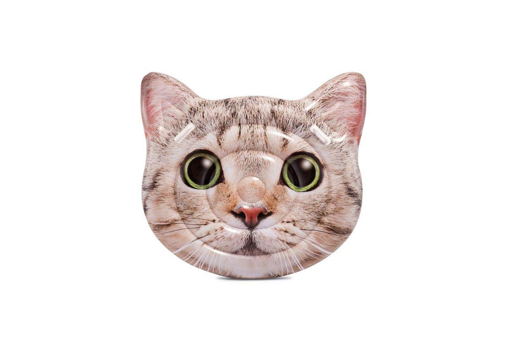 Intex 58784EU hyperrealistic cat mat with handles for safer, spacious water play