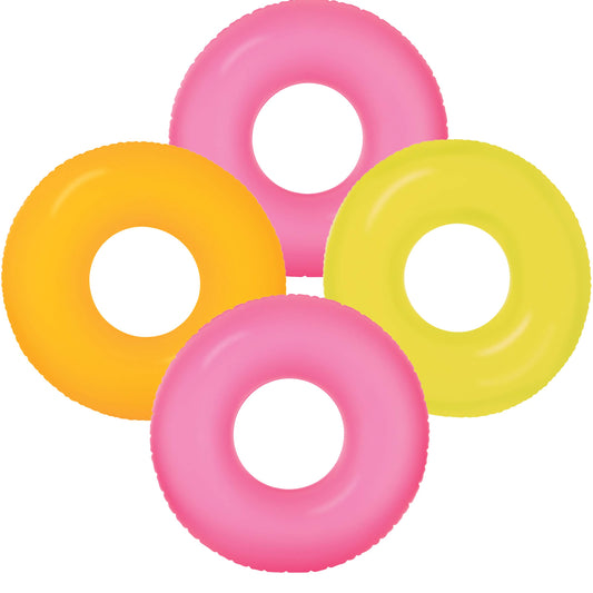 Intex Frost Tube 36-inch diameter β sturdy inflatable pool tube for safe water play.