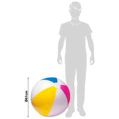 Intex glossy panel ball for dodgeball and indoor play.