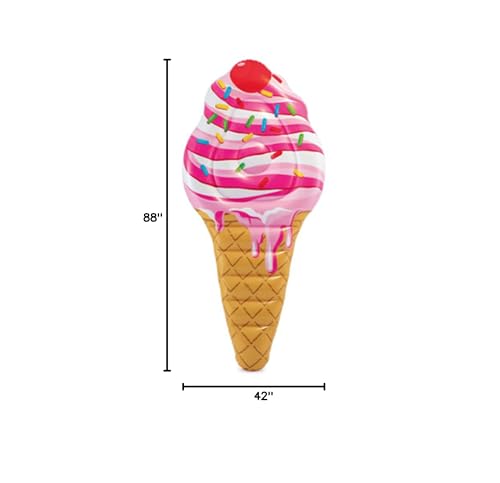 Intex Ice Cream Mat pool float, large 88x42 inch surface