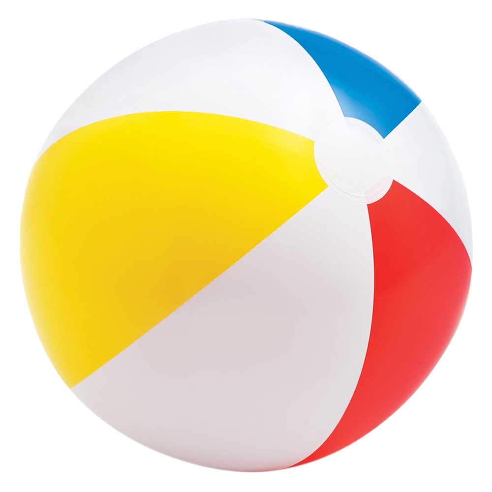 Intex Recreation 20-inch glossy panel ball side view ready for beach games and family play