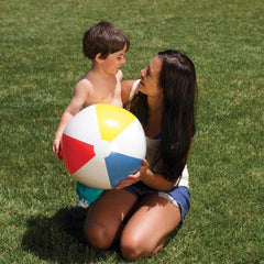 Intex recreation ball travel pack view emphasizing portability for vacations and trips