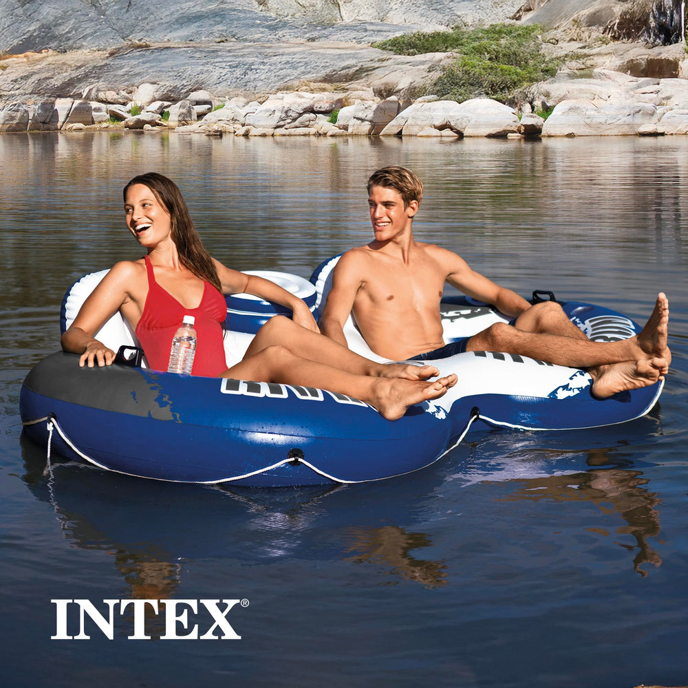 Intex River Run 2 heavy-duty grab handles offer easy boarding and control.