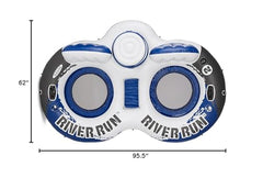 Intex River Run 2 inflated lounge ready for river adventures and pool days.