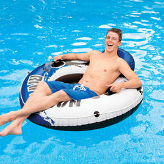 Intex River Run dual handles for easy boarding and grip.