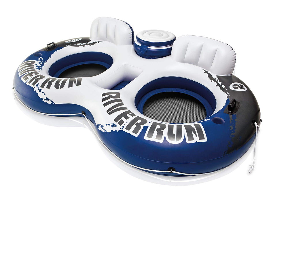 Intex River Run II outer view highlighting spacious lounging on the water.