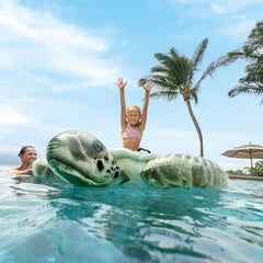 Intex Realistic Sea Turtle design with two air chambers for safety
