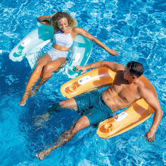 Intex Sit 'N Float with two durable handles for easy entry.