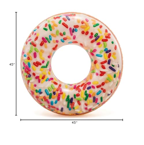 Intex Sprinkle Donut Tube valve detail, easy inflation for on-the-go summer fun.