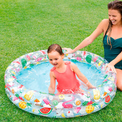 Intex stars pool with two-ring circles, easy setup for quick playtime