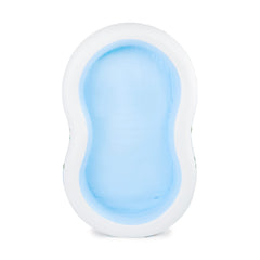 Intex Swim Center Paradise Seaside pool filled with water up to 12 inches for safe splashing