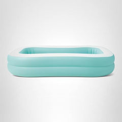 Intex Swim Center pool water capacity highlights spacious family use