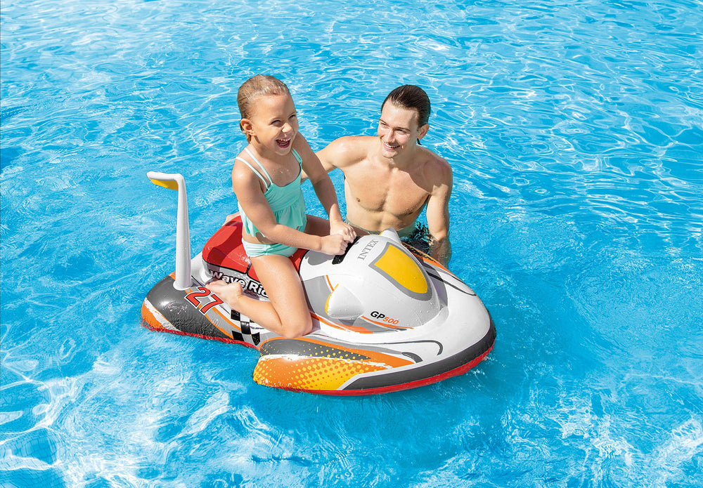 Intex Wave Rider deflated size allows easy packing and storage.