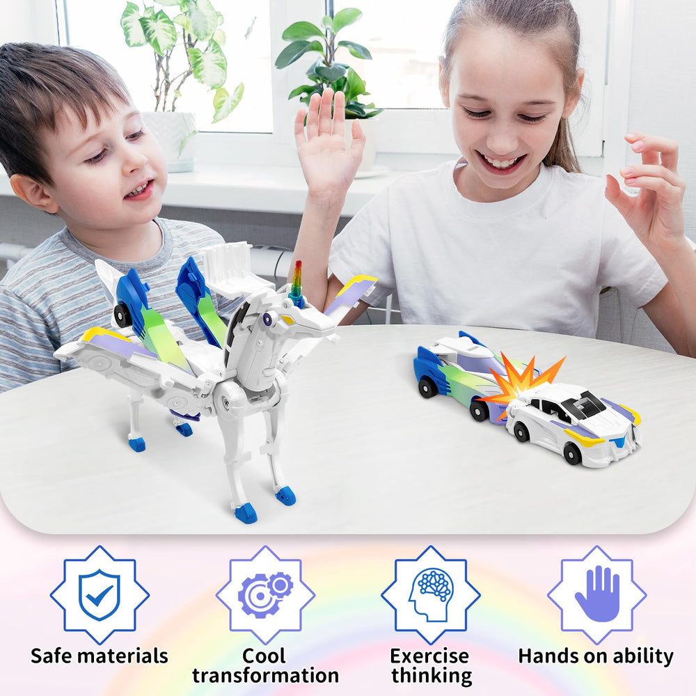 Intoypad unicorn wings emerge during transform, sparking storytelling and creative play