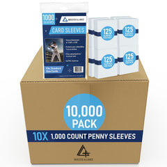 Invested Alliance premium penny sleeve for baseball cards provides archival-safe protection