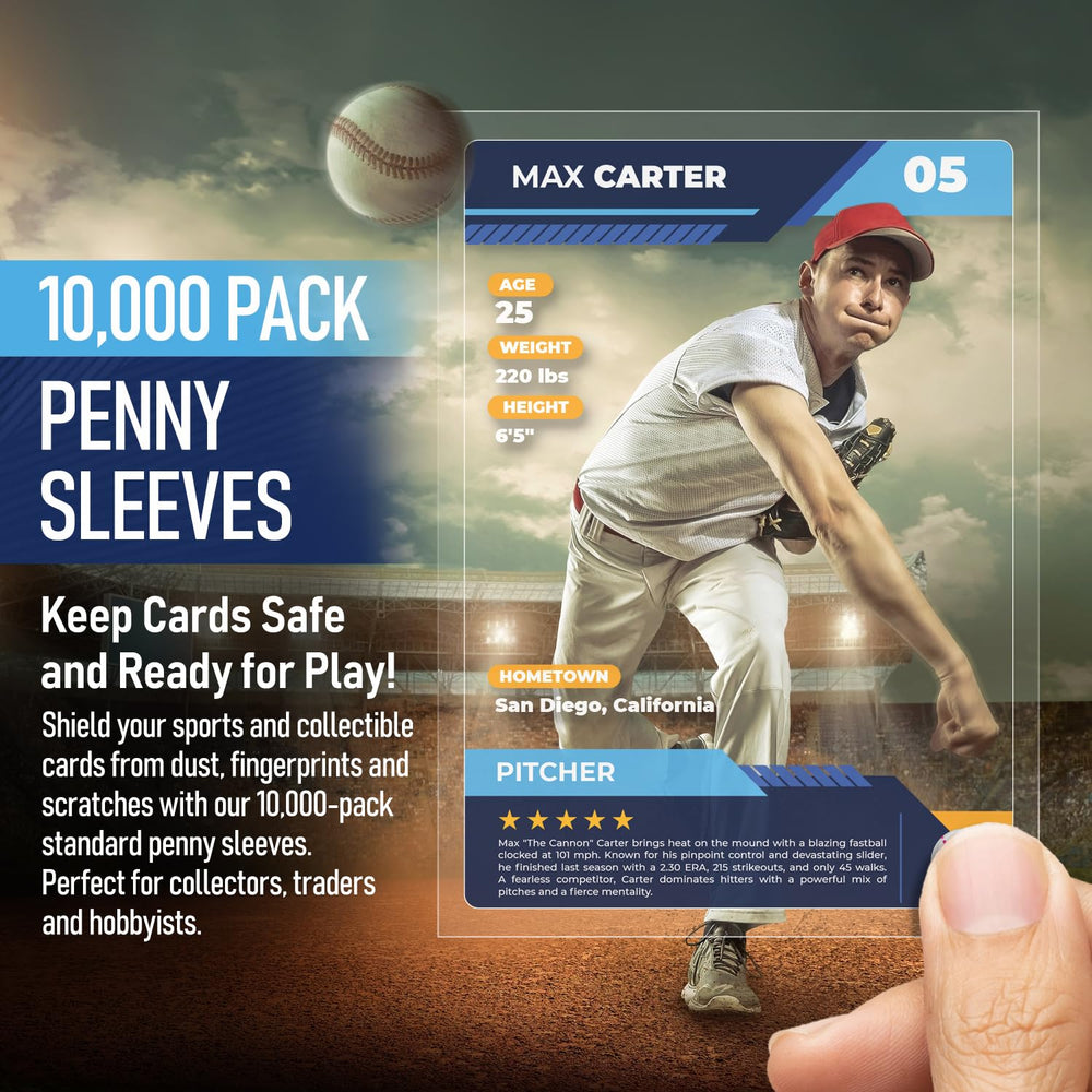 Invested Alliance premium penny sleeve for football cards keeps cards pristine and clear
