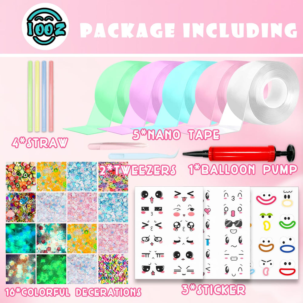IOOZ transparent nano tape for smooth bubble building and precise wand work.