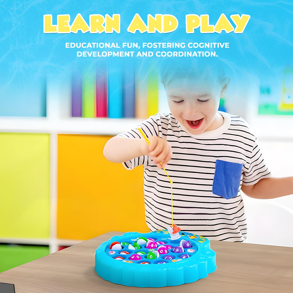 IPIDIPI TOYS fishing game—battery compartment for music feature.