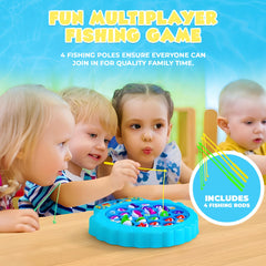 IPIDIPI TOYS fishing game—four players can fish together, encouraging social play.
