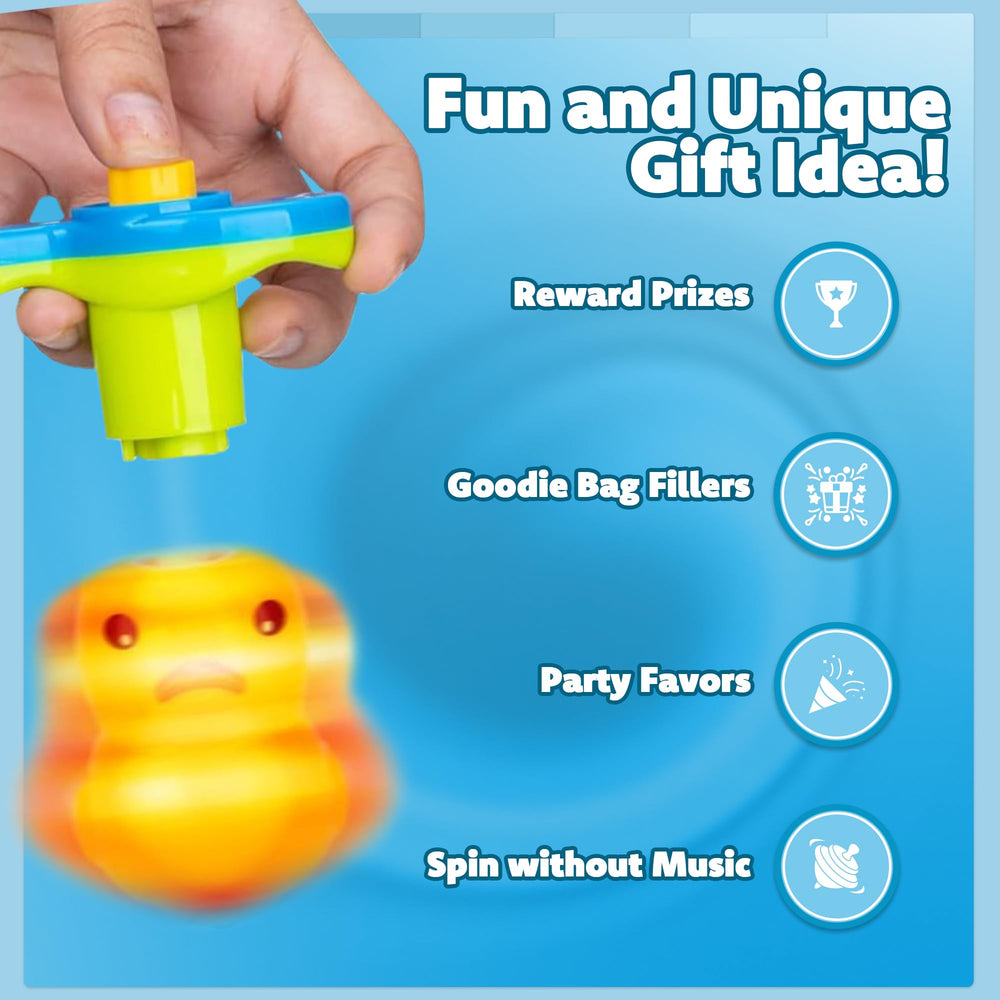 IPIDIPI TOYS Spineez panda light up spinning top ideal party favor