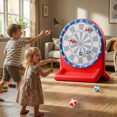 iPlay inflatable dart board dimensions 35x29.5x3.2 inches