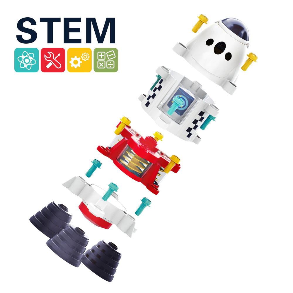 iplay detachable rocket stages emphasize modular construction and problem solving.