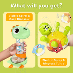 iplay five rings floating bath toy helps grasp and color learning
